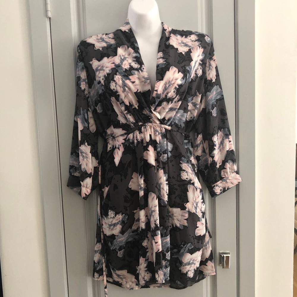 NWT Lucky brand floral dress with waist ties. size XL